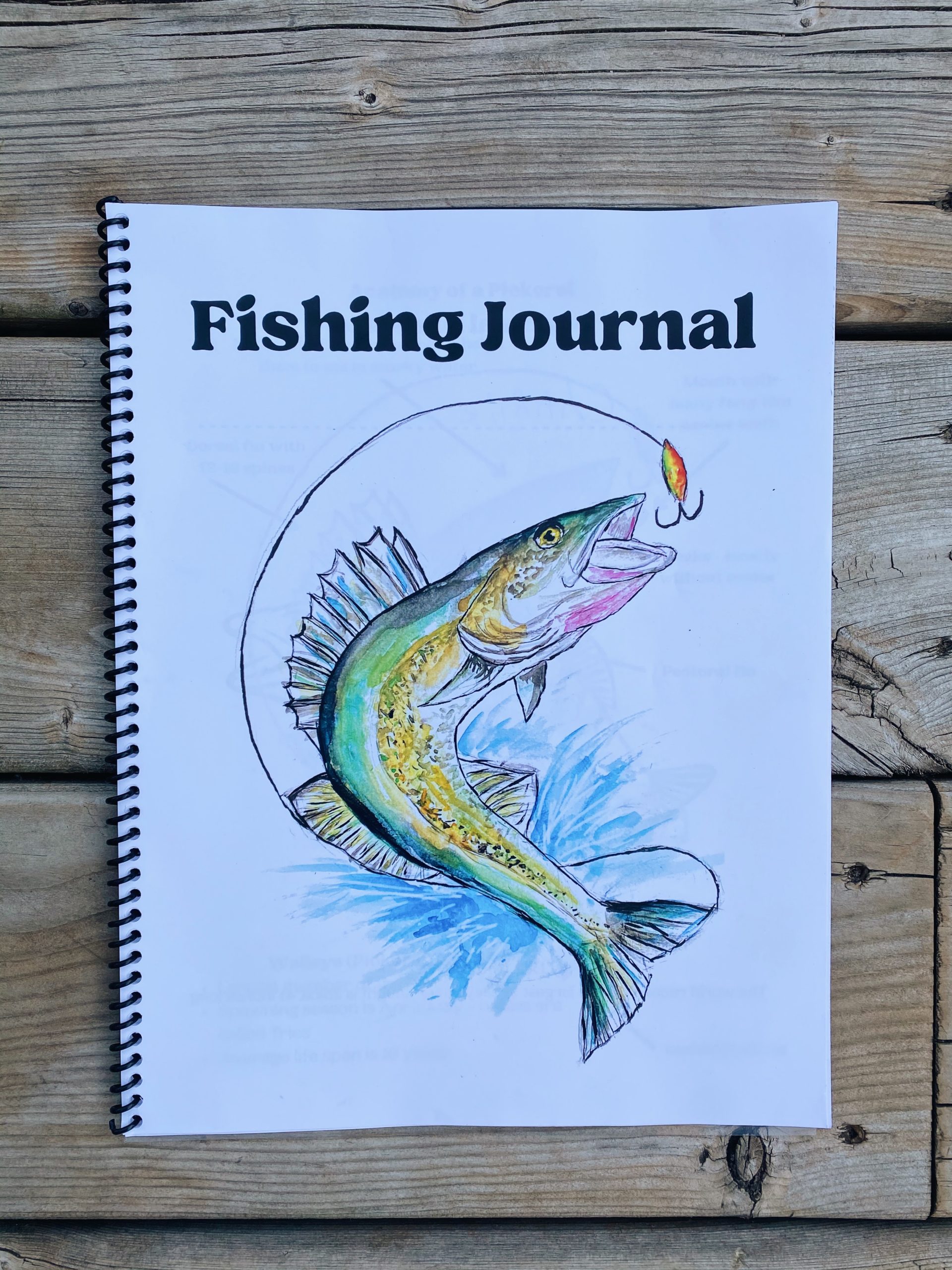 Fishing Journal – Download Only – Wild Wonder Co.